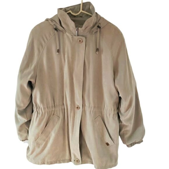 LONDON Fog Women's Coat With A Removable Hood Size MP - Picture 1 of 11